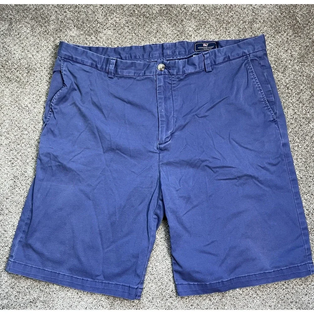 Vineyard Vines Mens Shorts Chino Size 42 Blue‎ Cotton